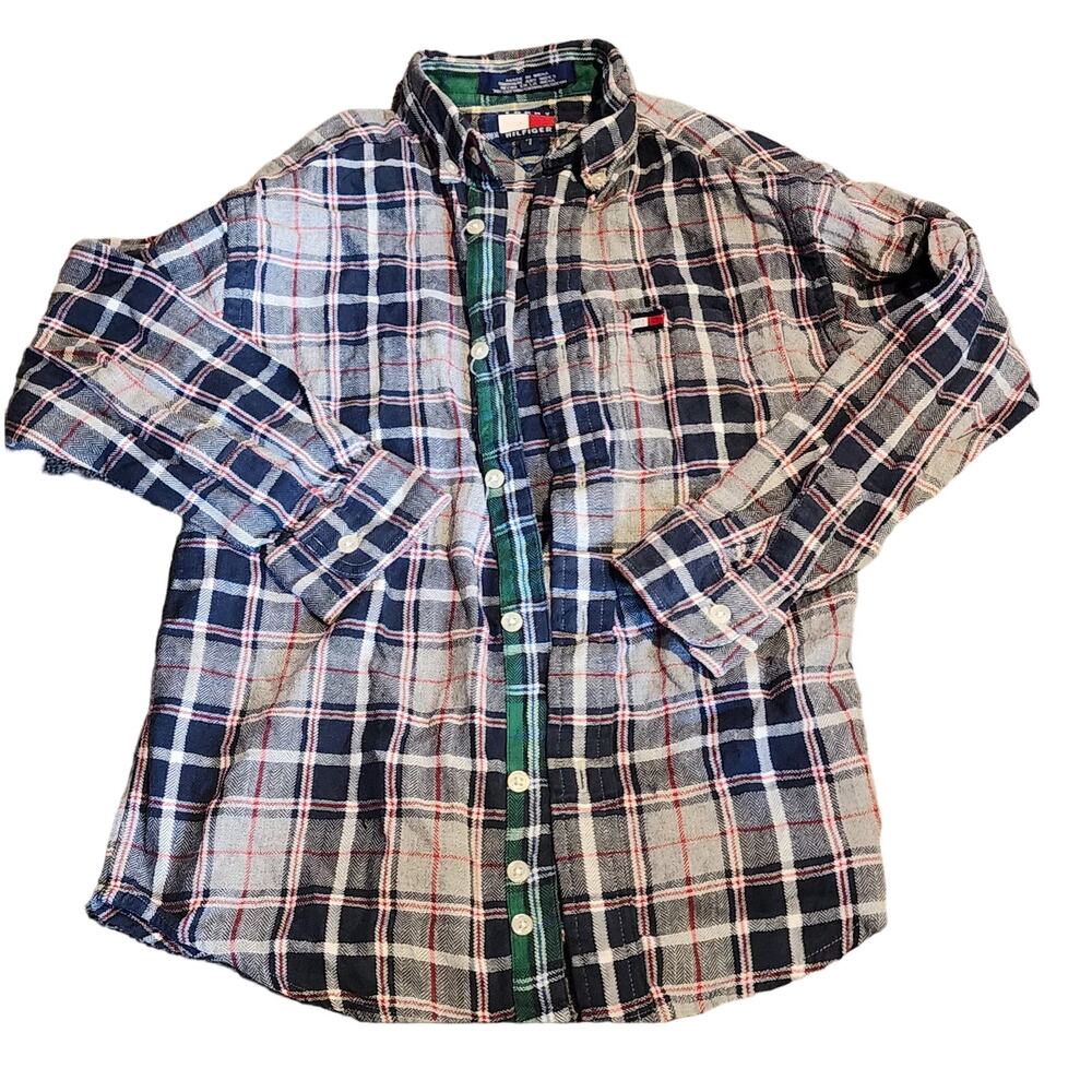 Tommy Hilfiger size 7 button‎ up Y2K